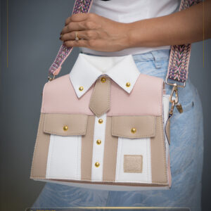 Home bolso grande tipo camisa color